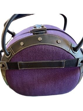Samsonite Black Label round carry on Purple and Black Handbag​